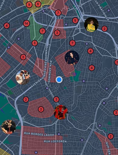 Tela de Localização