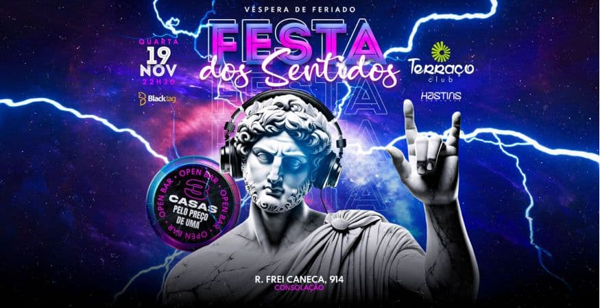 FESTA DOS SENTIDOS | VESP FERIADO